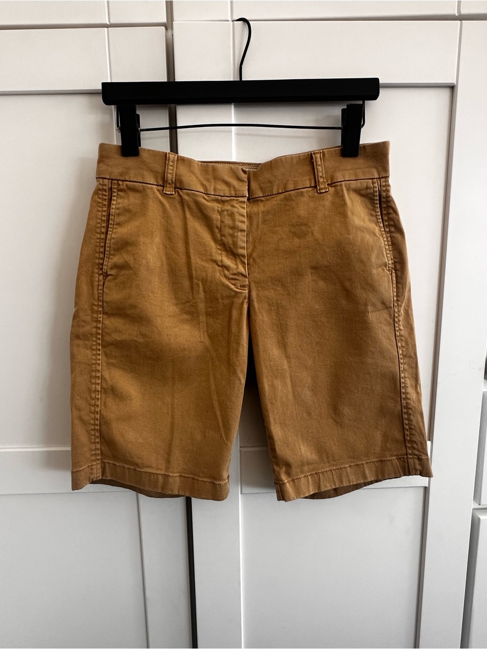 J.Crew Chino Shorts Size 4 | Camel Tan 9” Inseam Classic Summer Staple